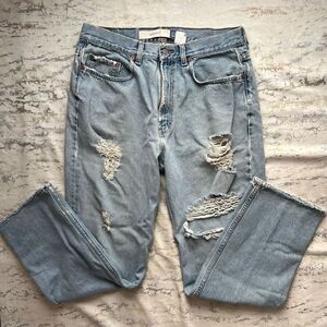 Gap relaxed fit distressed jeans 100% cotton